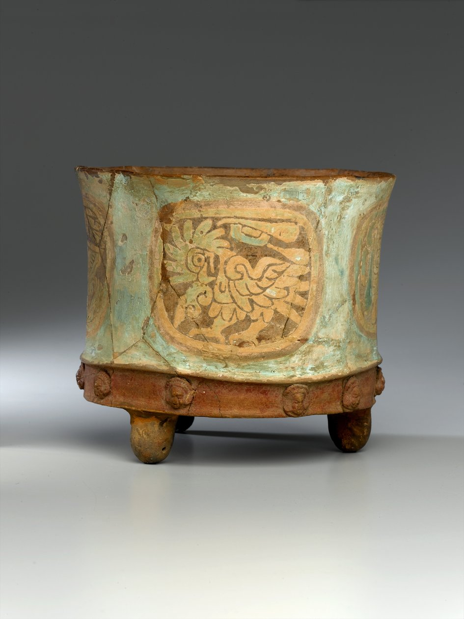 Tripod Jar, n. 800 (savi) (katso myös 278901-278903) tekijältä Teotihuacan