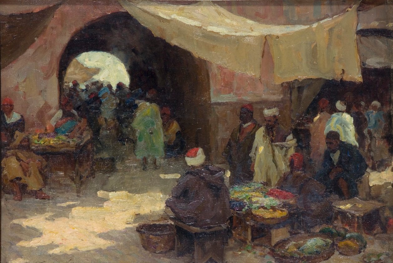 "Itäinen basaarikohtaus", 1880-1936 tekijältä Terrick Williams