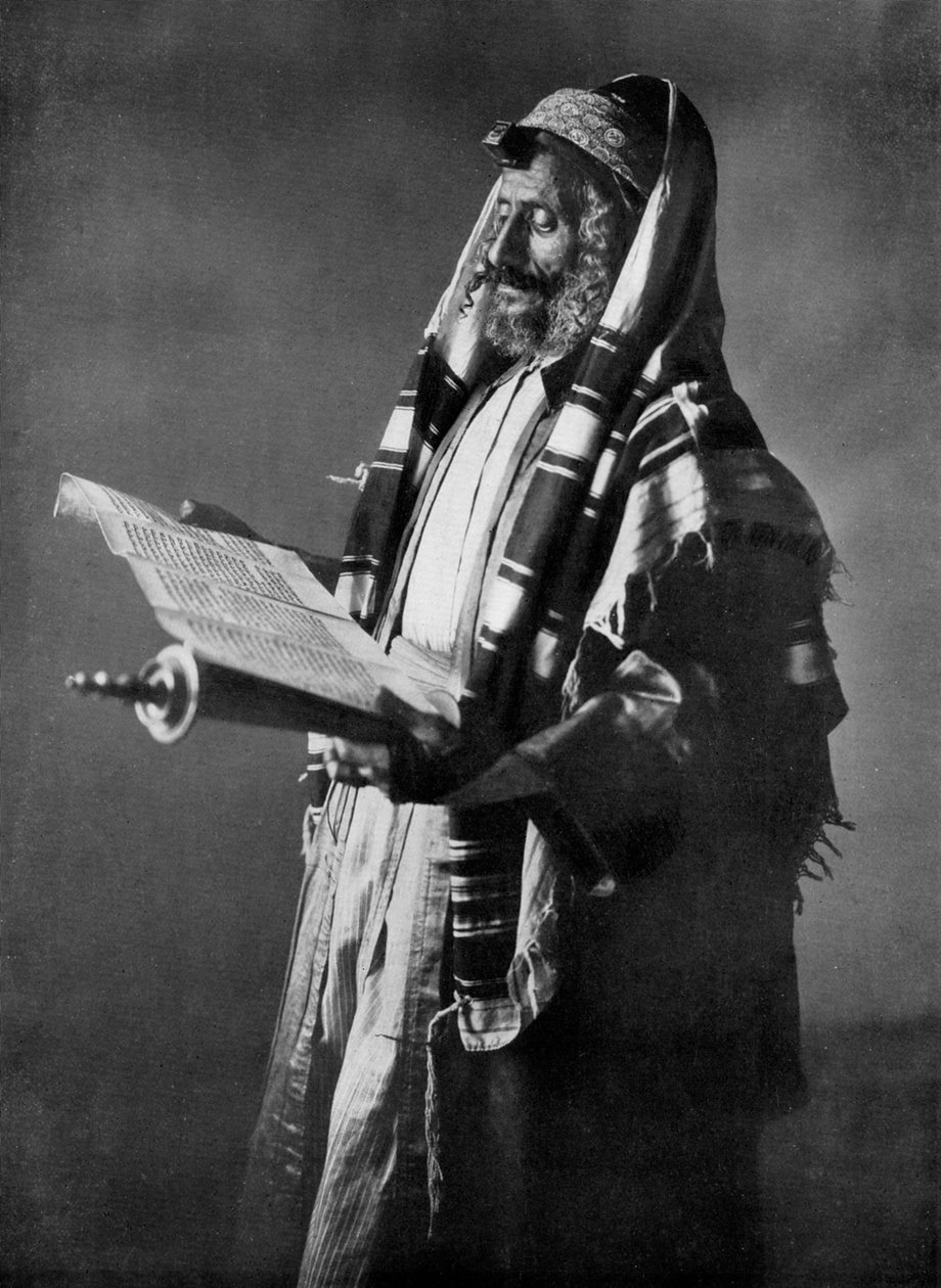 Rabbi lukee lakia. tekijältä The American Colony