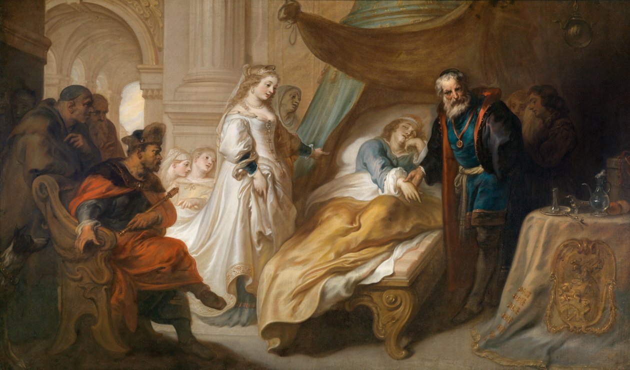 Antiokhos ja Stratonike tekijältä Theodoor van Thulden
