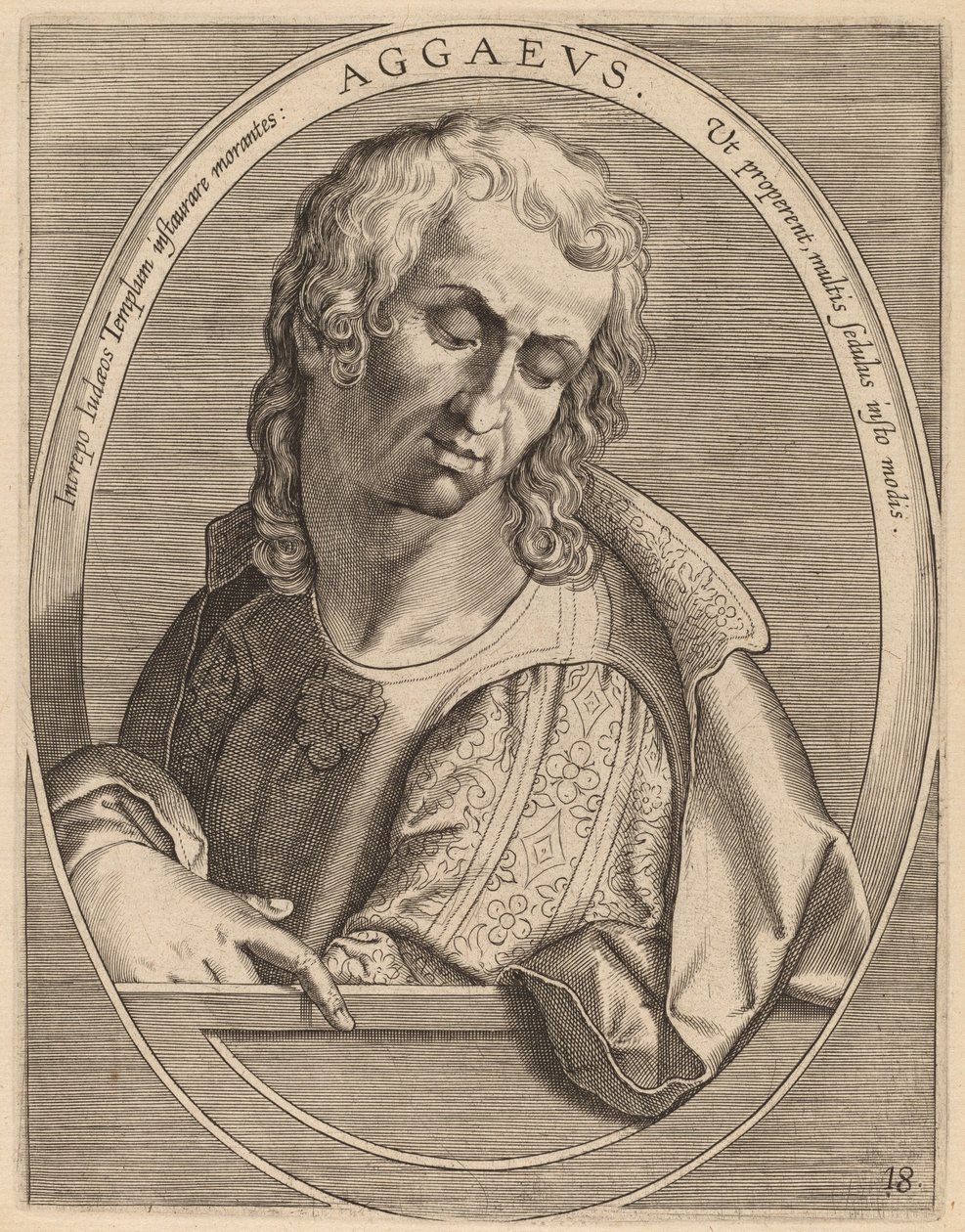 Aggaeus tekijältä Theodor Galle after Jan van der Straet