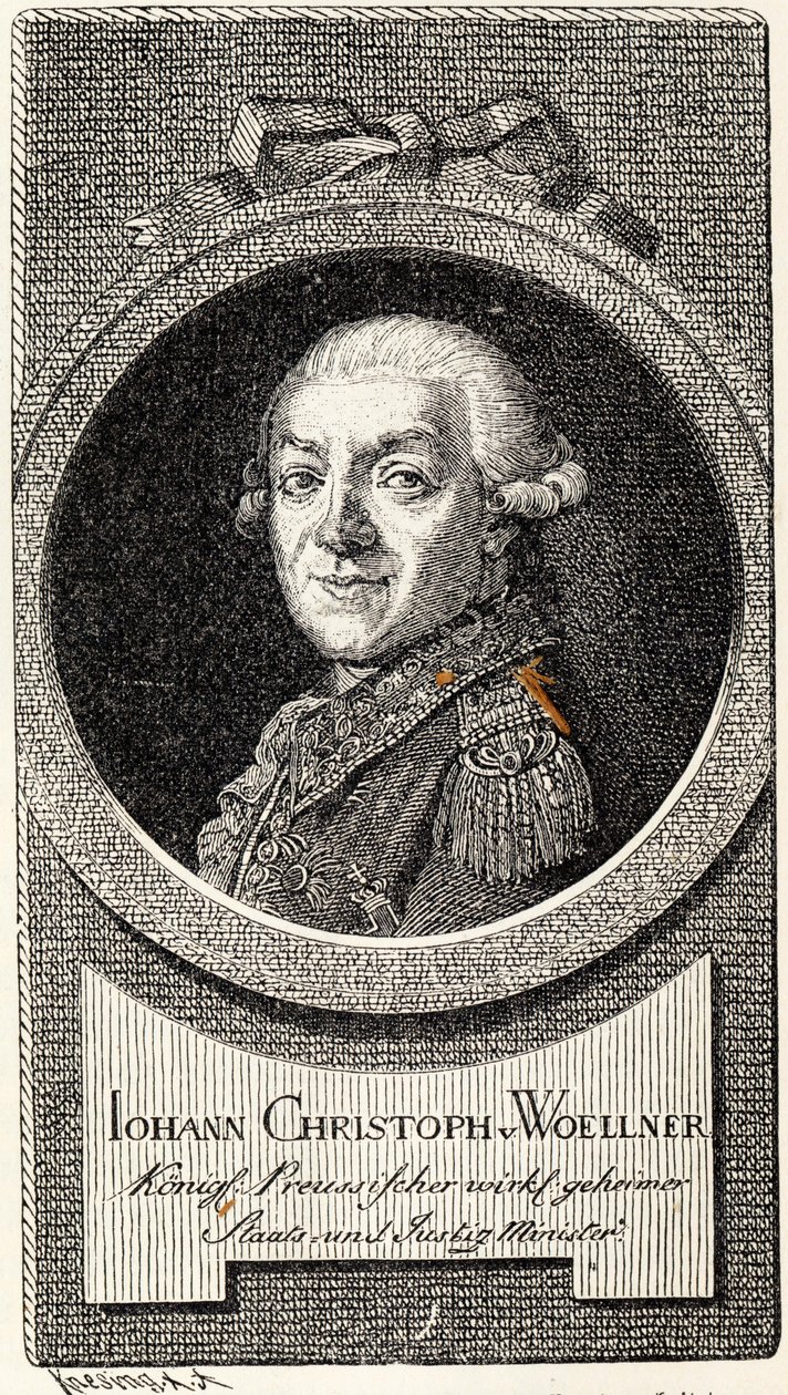 Johann Christoph von Woellner 1732-1800. tekijältä Theodor Knesing