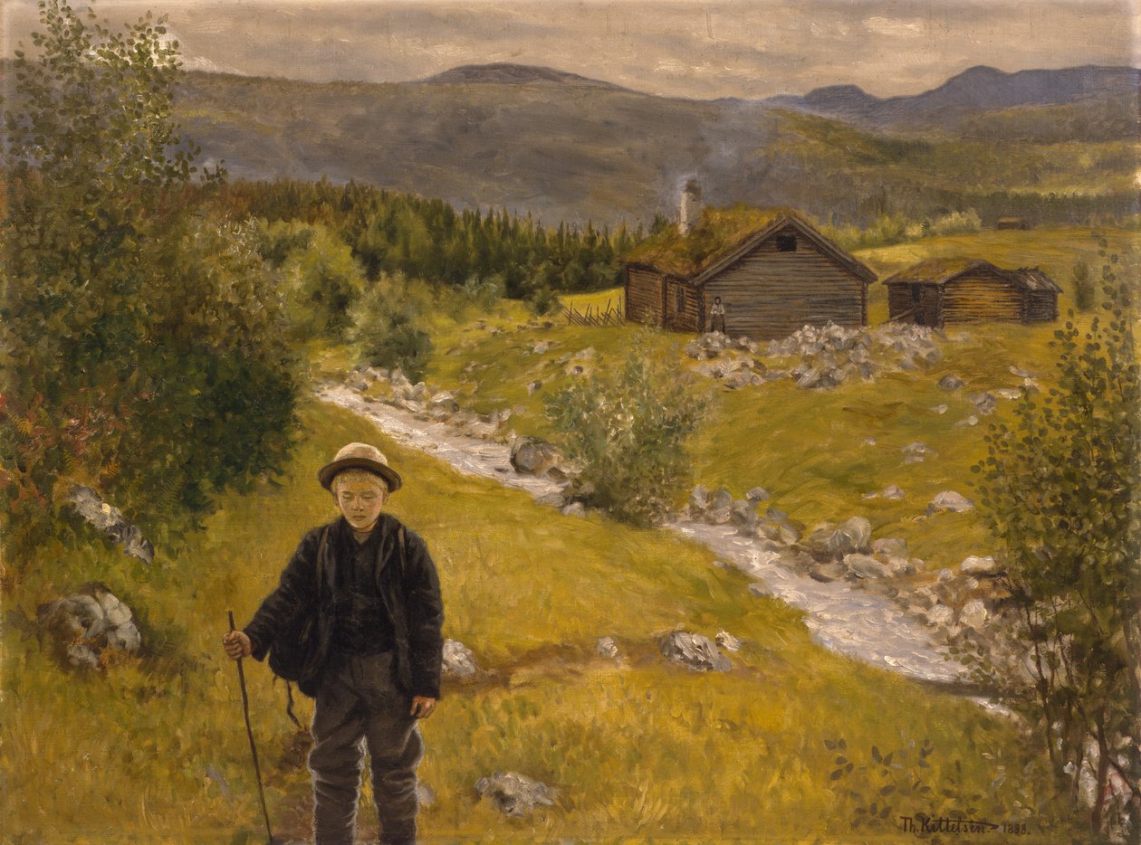 Hyvästi äiti tekijältä Theodor Kittelsen