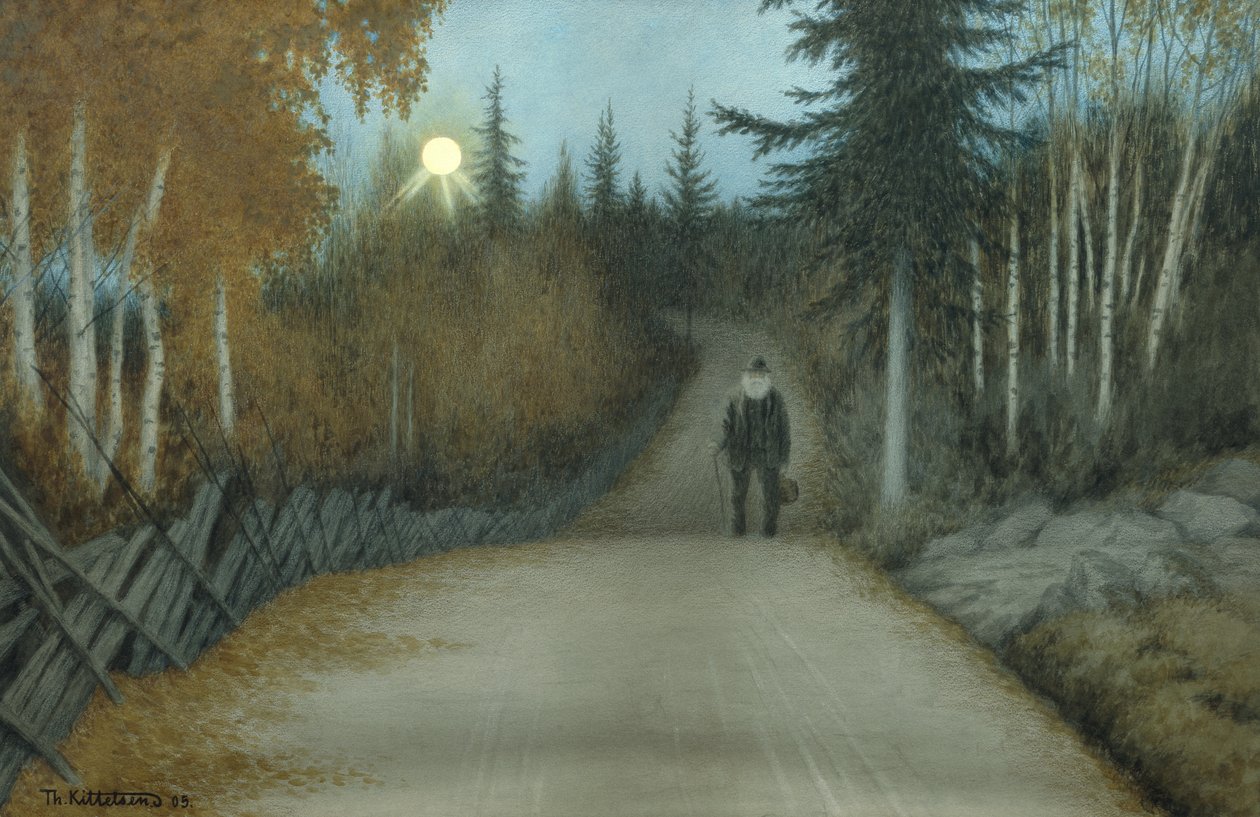 Matkalla kotiin tekijältä Theodor Kittelsen