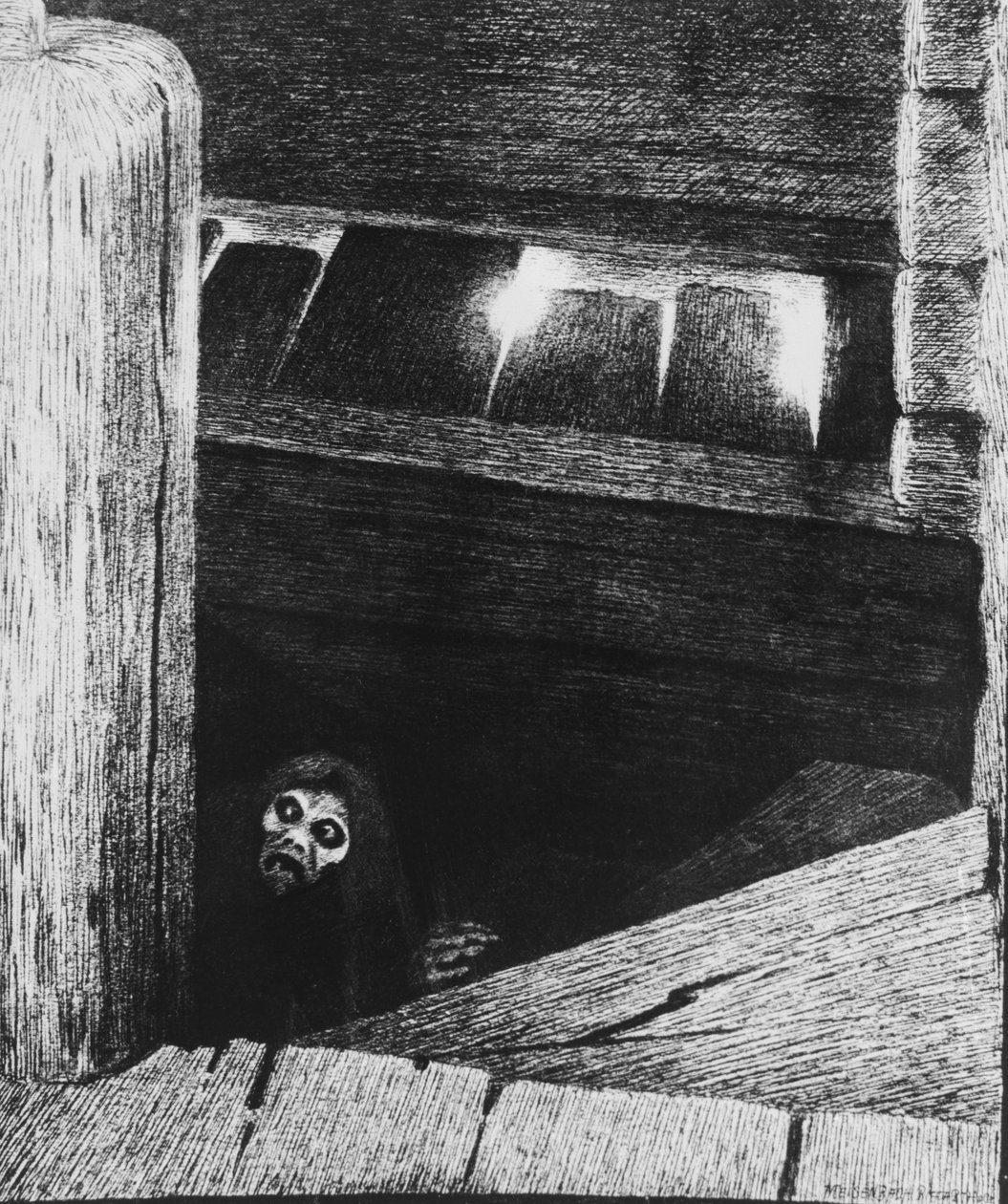Musta kuolema tekijältä Theodor Kittelsen