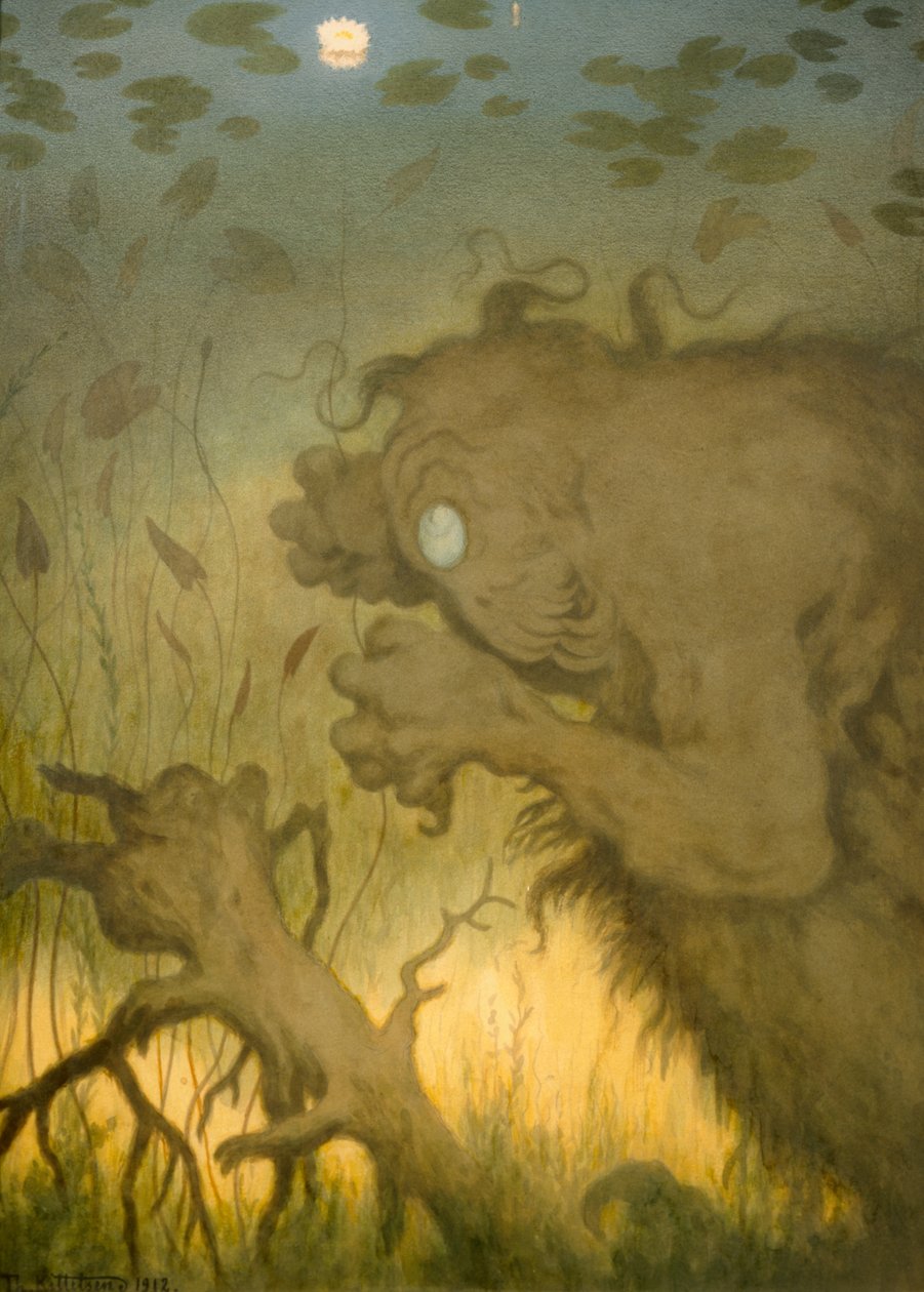 Vesisprittien kalastus (Nocks) tekijältä Theodor Kittelsen