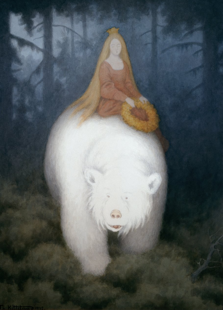 Valkoinen karhukuningas Valemon tekijältä Theodor Kittelsen