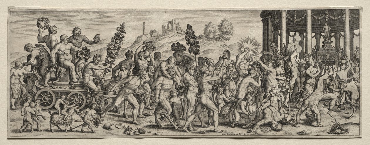 Bacchuksen voitto tekijältä Theodor de Bry