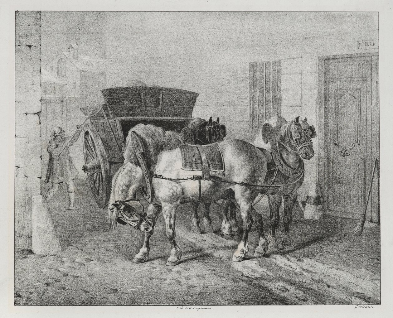 Pölymiehet, 1822 tekijältä Theodore Gericault