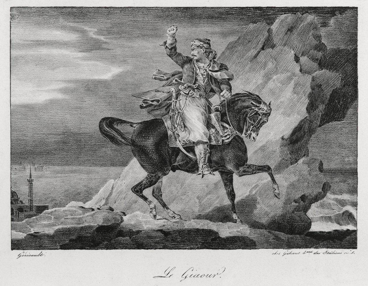 Giaour, 1820 tekijältä Theodore Gericault