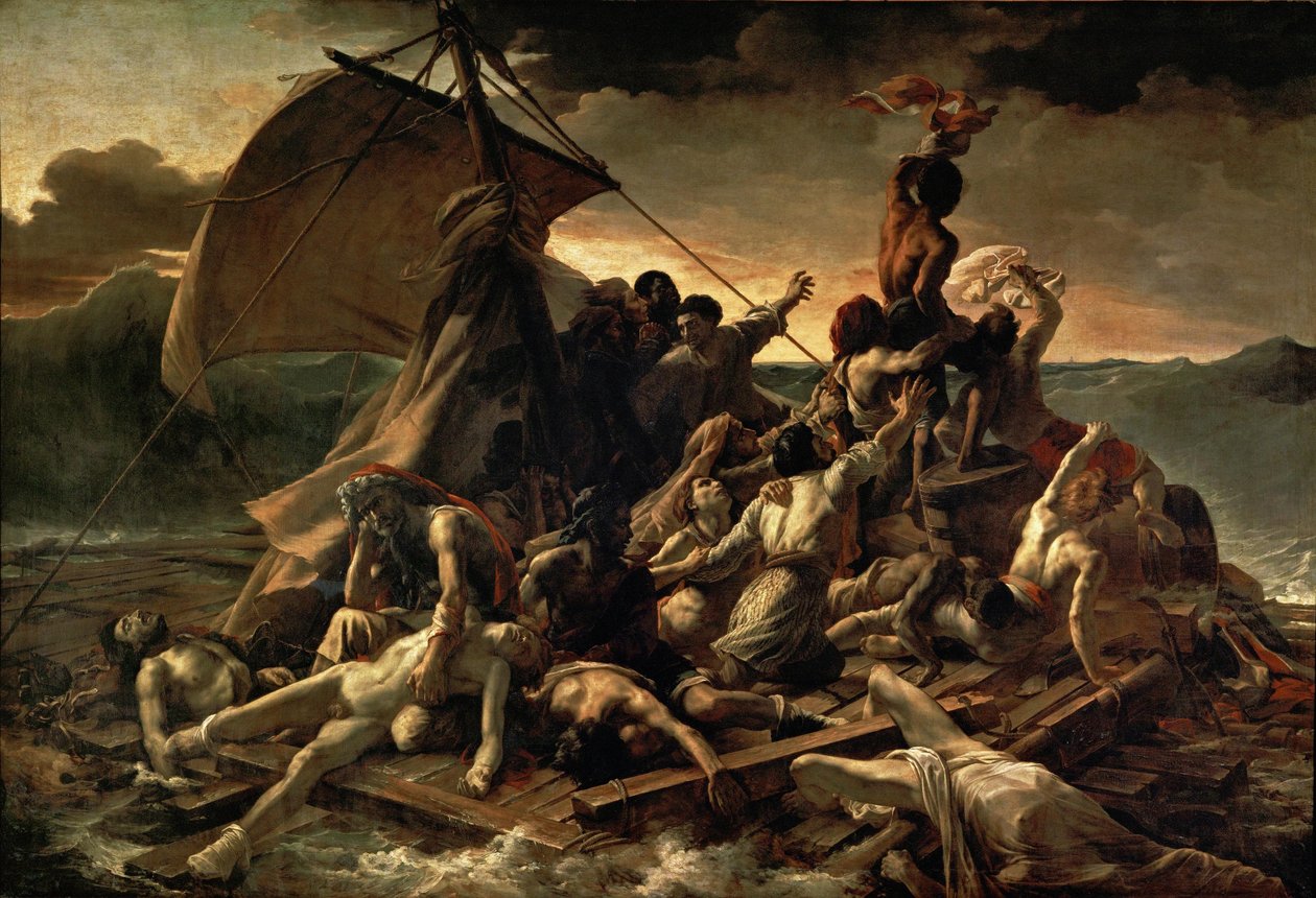 Medusan lautta, 1819 tekijältä Theodore Gericault