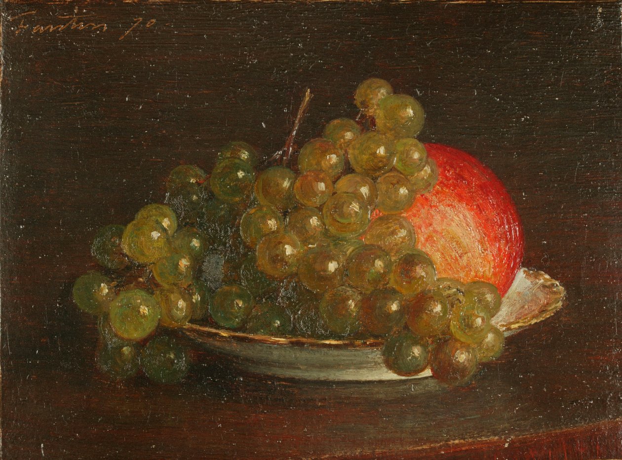 Rypäleet ja omena tekijältä Theodore Fantin Latour