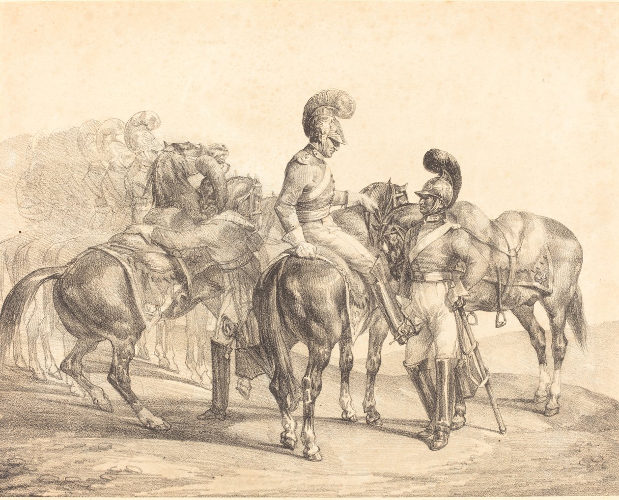 Henkivartijoiden puolue tekijältä Theodore Gericault