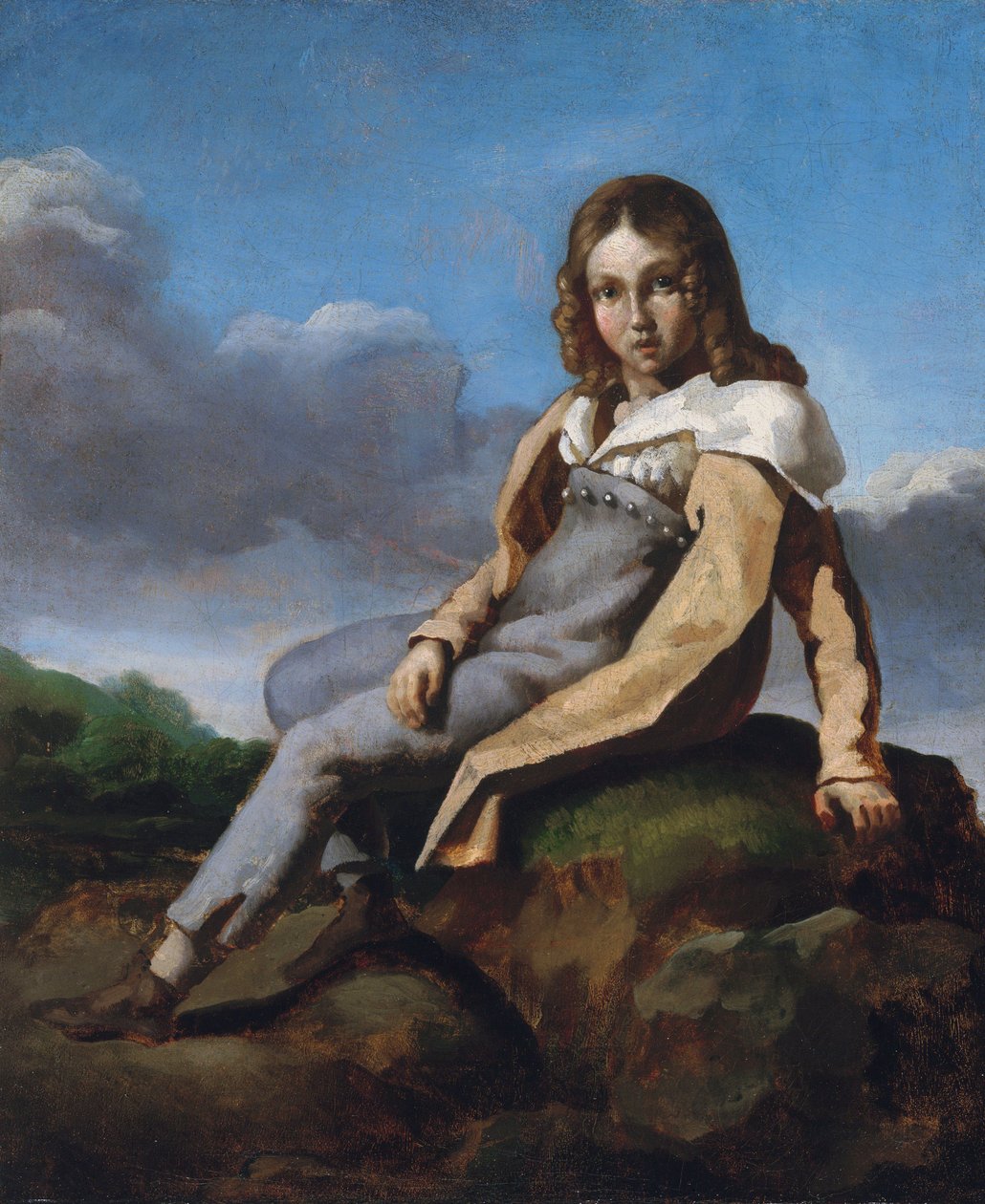 Alfred Dedreux (1810-1860) lapsena tekijältä Theodore Gericault