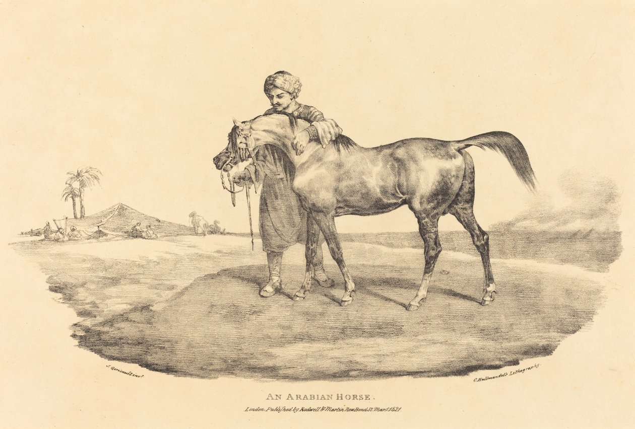 Arabian hevonen tekijältä Theodore Gericault