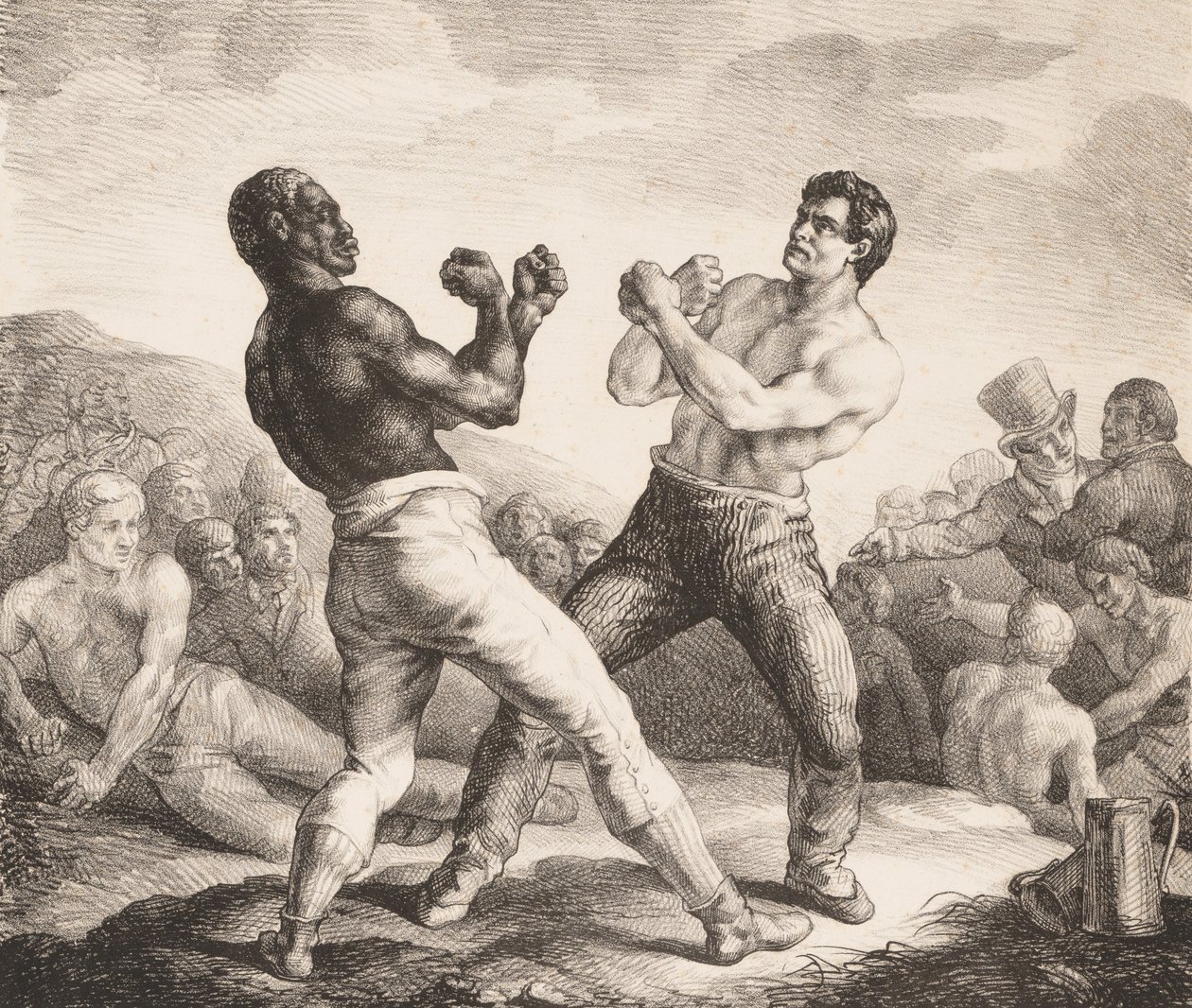 Bokserit, 1818. tekijältä Theodore Gericault