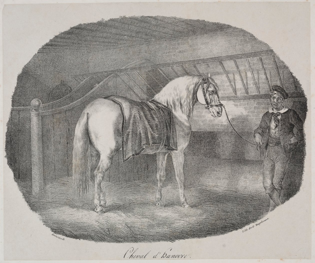 Cheval dHanovre. tekijältä Theodore Gericault