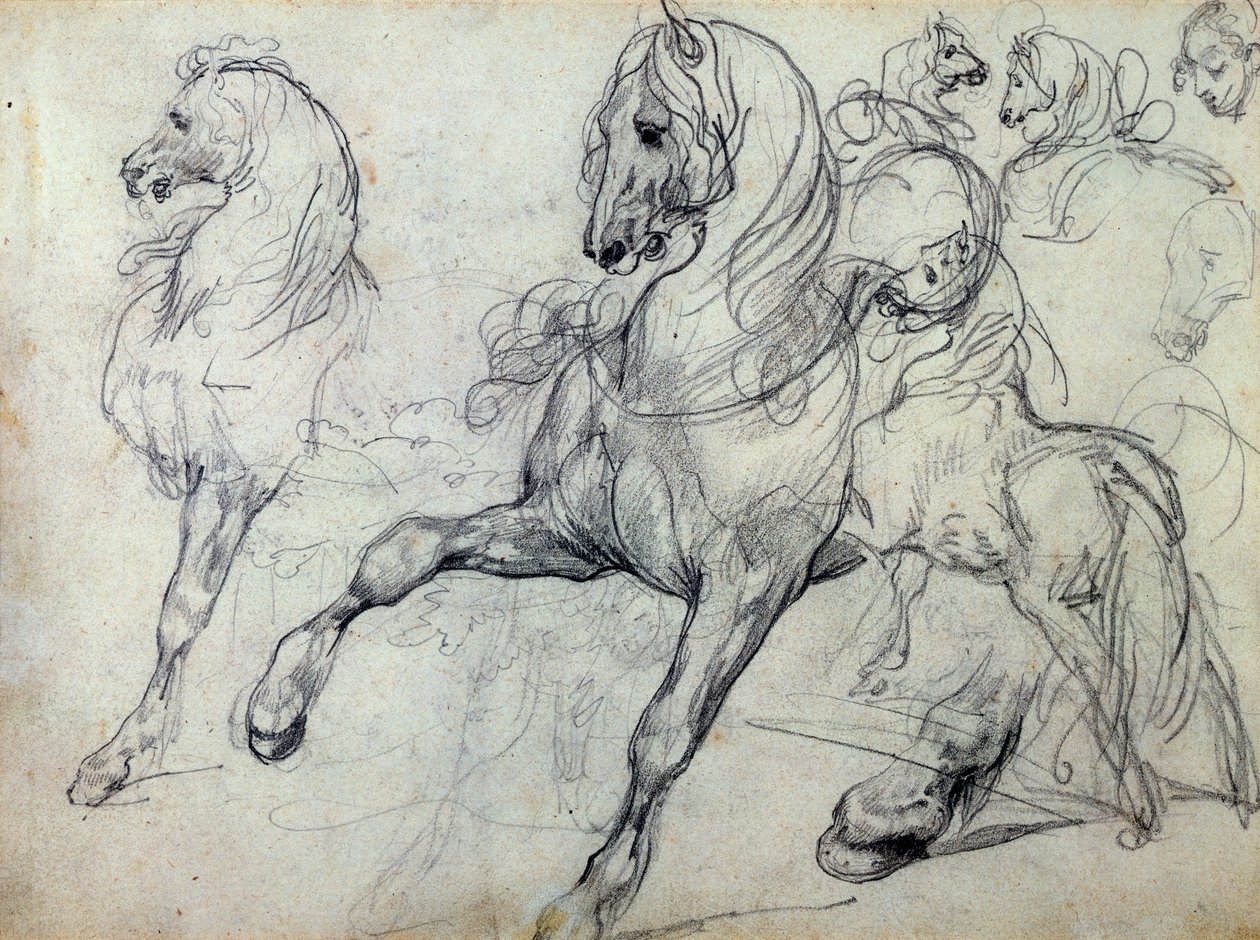 Hevoset tekijältä Theodore Gericault