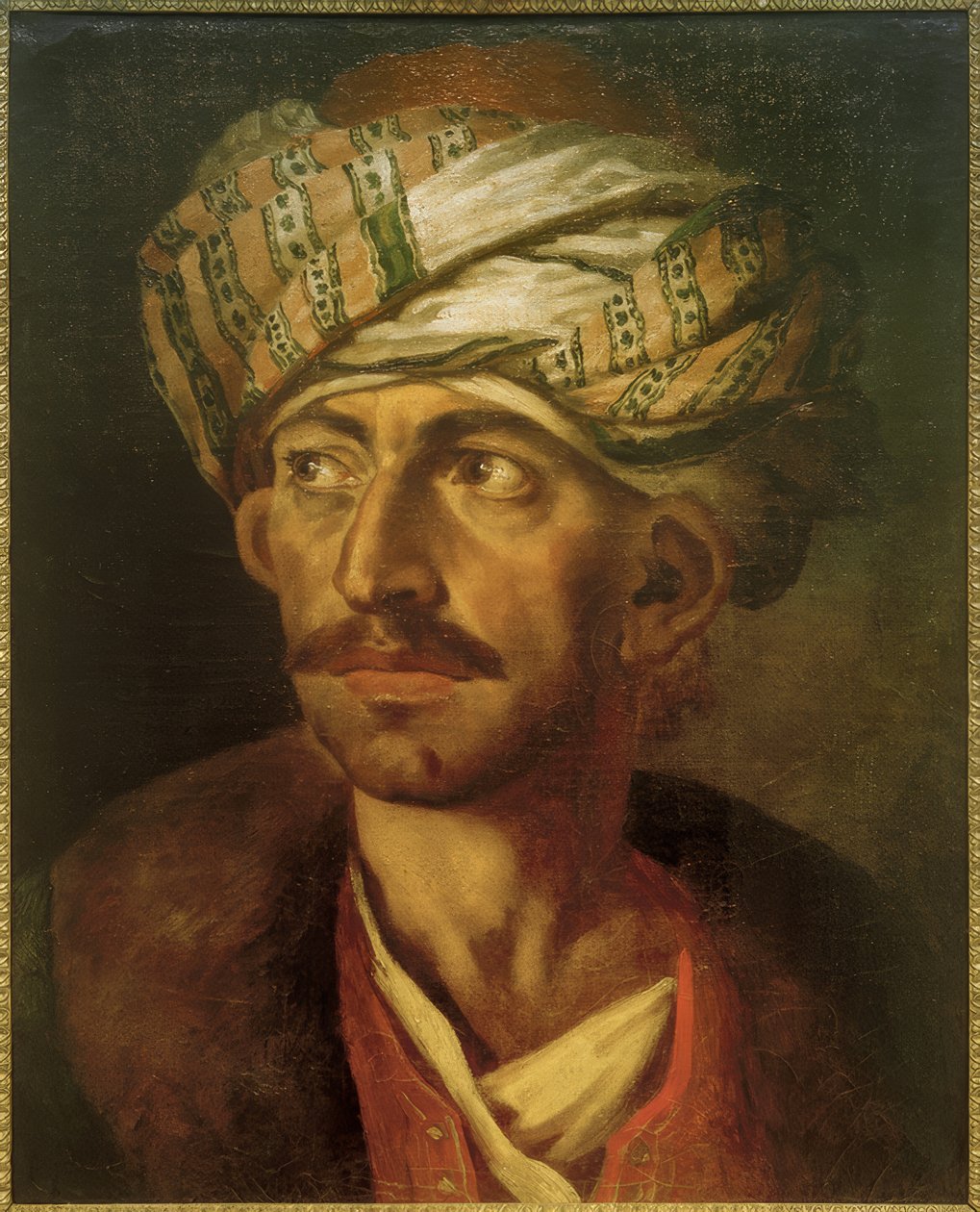 Miesmuotokuva (oletettavasti Mustafa) tekijältä Theodore Gericault