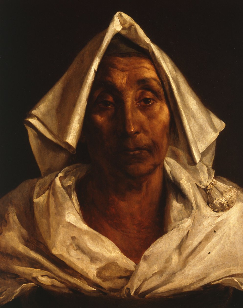 Vanha italialainen nainen tekijältä Theodore Gericault