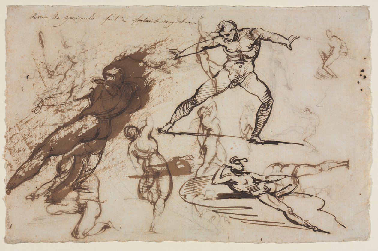 Luonnoslehti recto, 1819. tekijältä Theodore Gericault