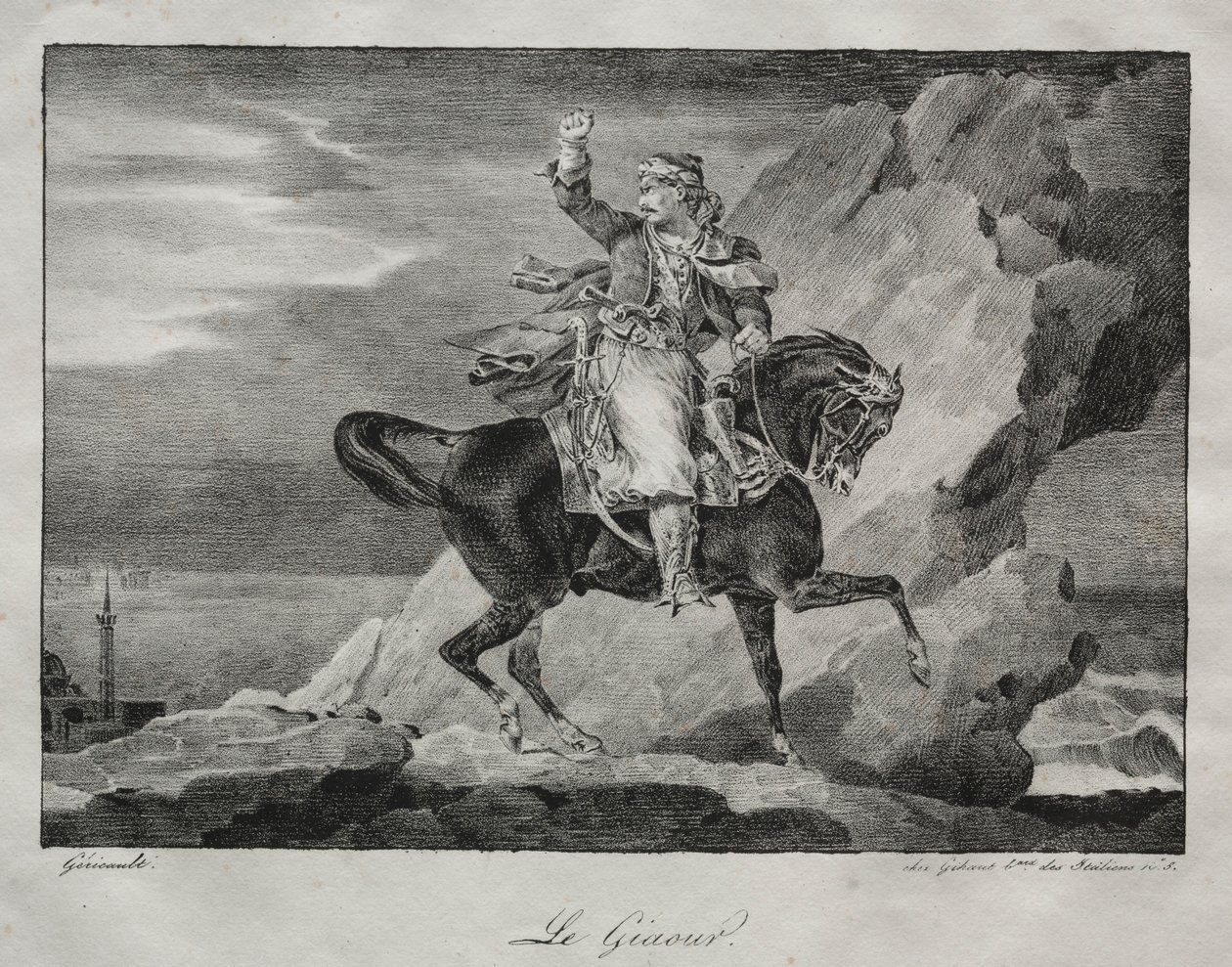 Giaour, 1820. tekijältä Theodore Gericault