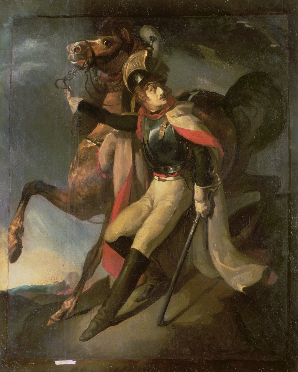 Haavoittunut Cuirassier tekijältä Theodore Gericault