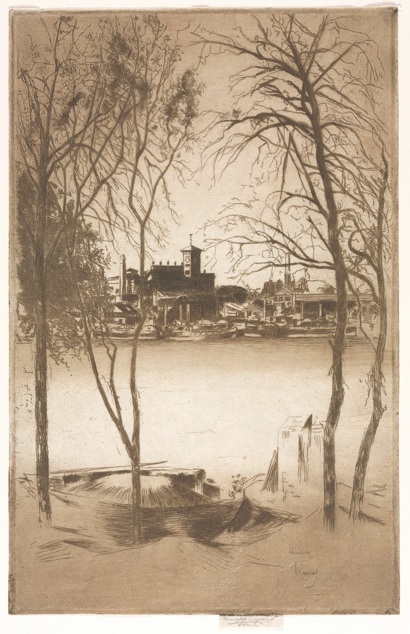 Laburnums ja Battersea, 1889-1898. tekijältä Theodore Roussel