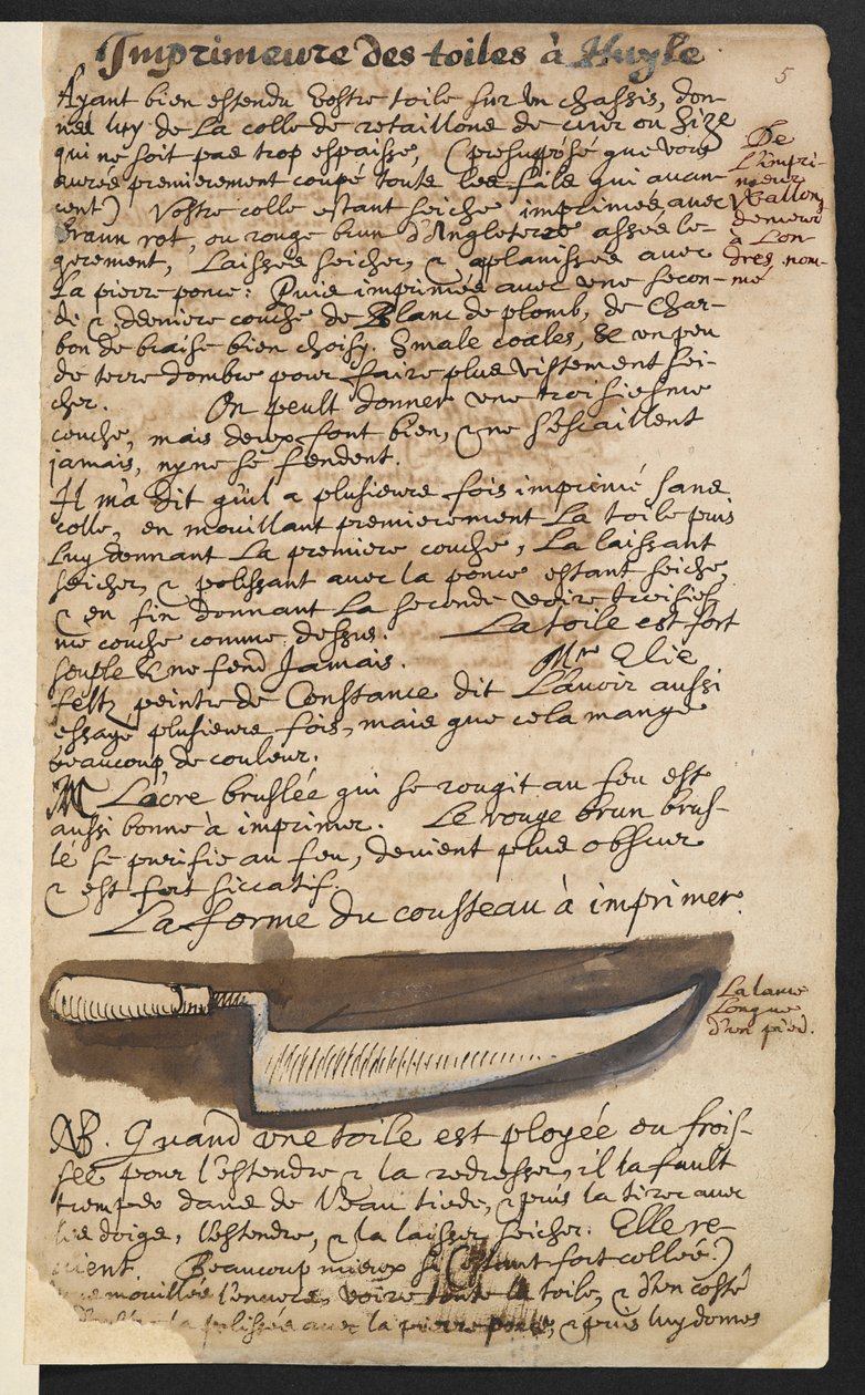 Pohjustusveitsi (kuva) tekijältä Theodore Turquet de Mayerne