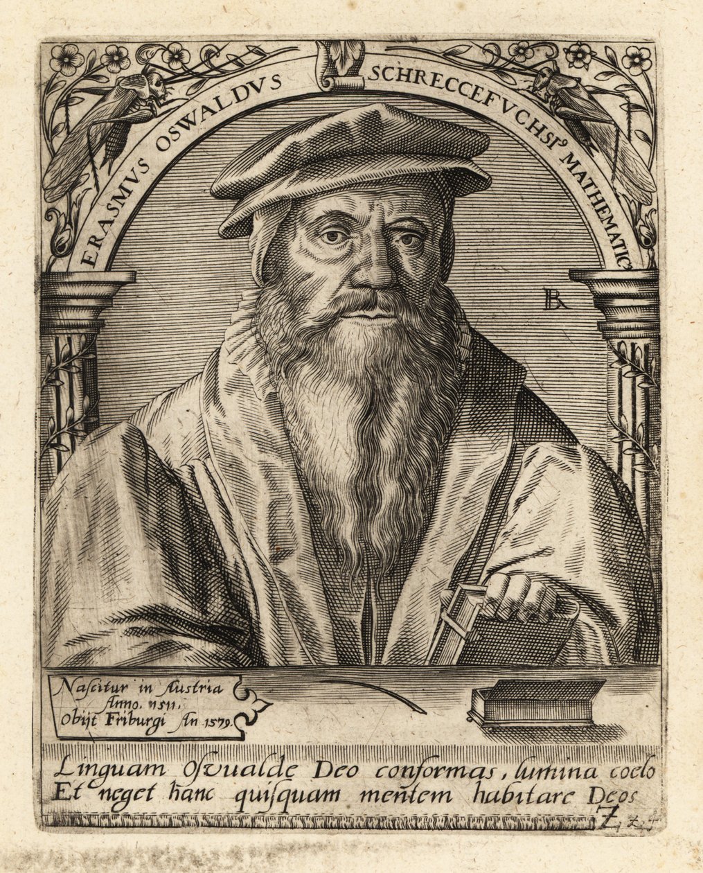Erasmus Oswald Schreckenfuchs, itävaltalainen humanisti. tekijältä Theodore de Bry