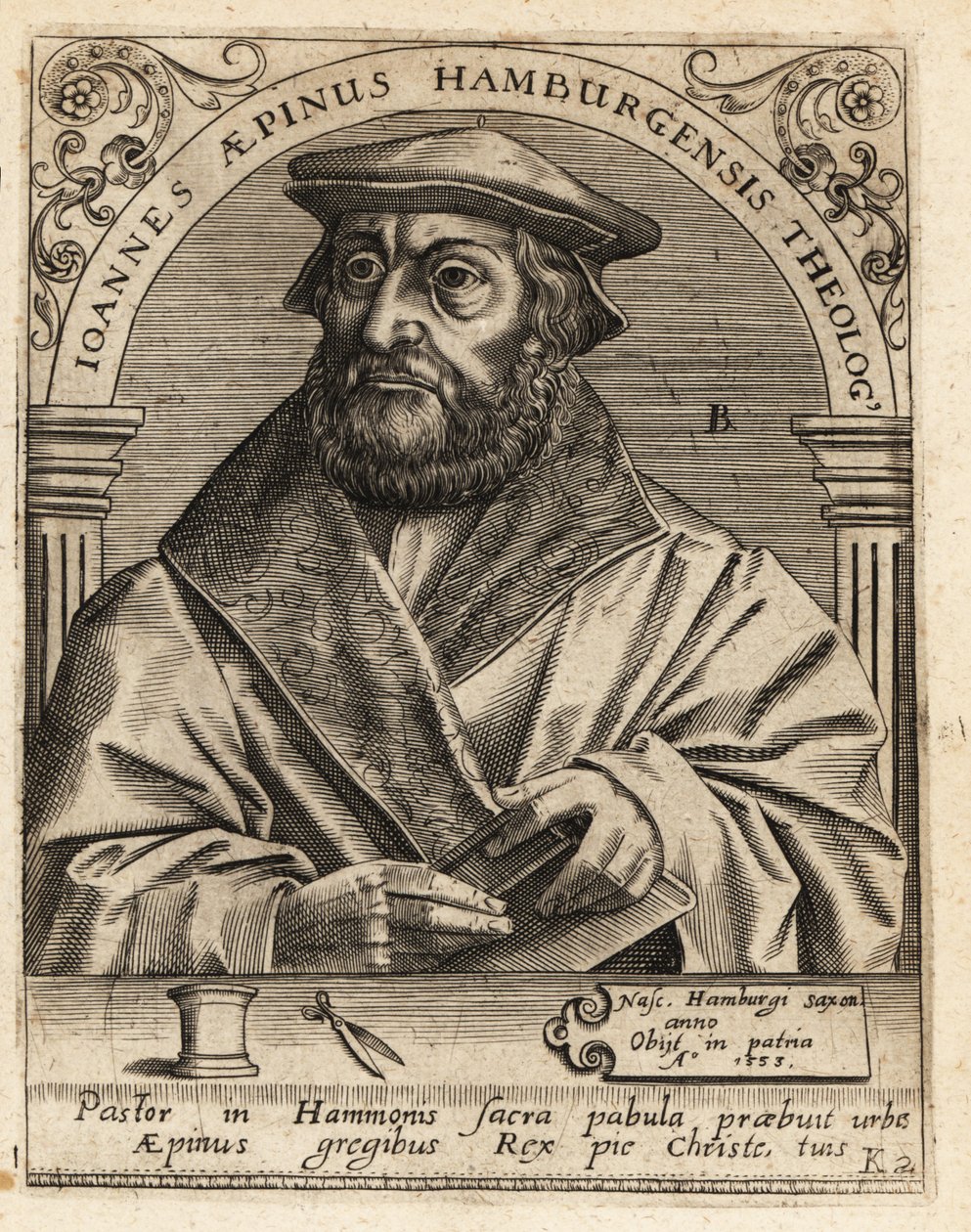 Johannes Aepinus tekijältä Theodore de Bry
