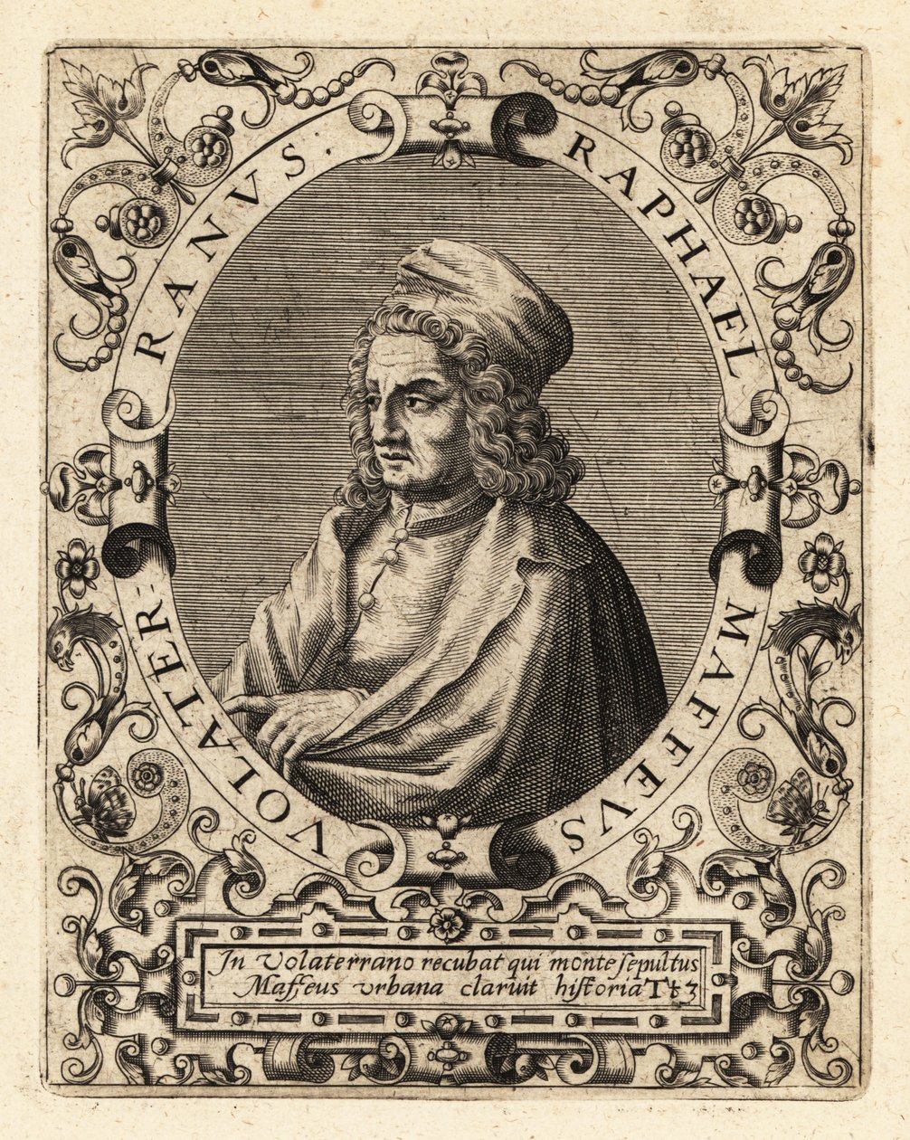 Raffaello Maffei, italialainen historioitsija tekijältä Theodore de Bry
