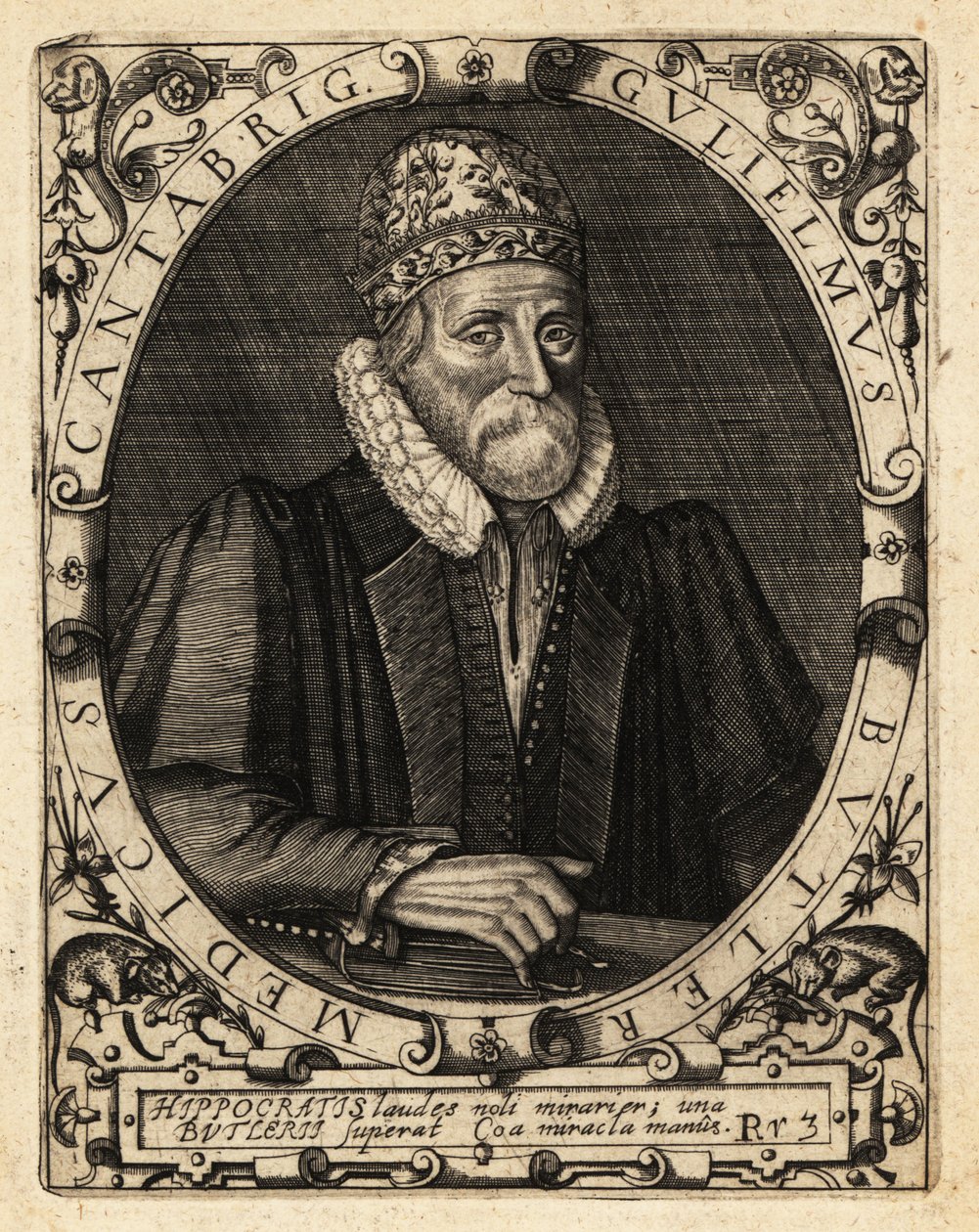 William Butler, englantilainen akateemikko tekijältä Theodore de Bry