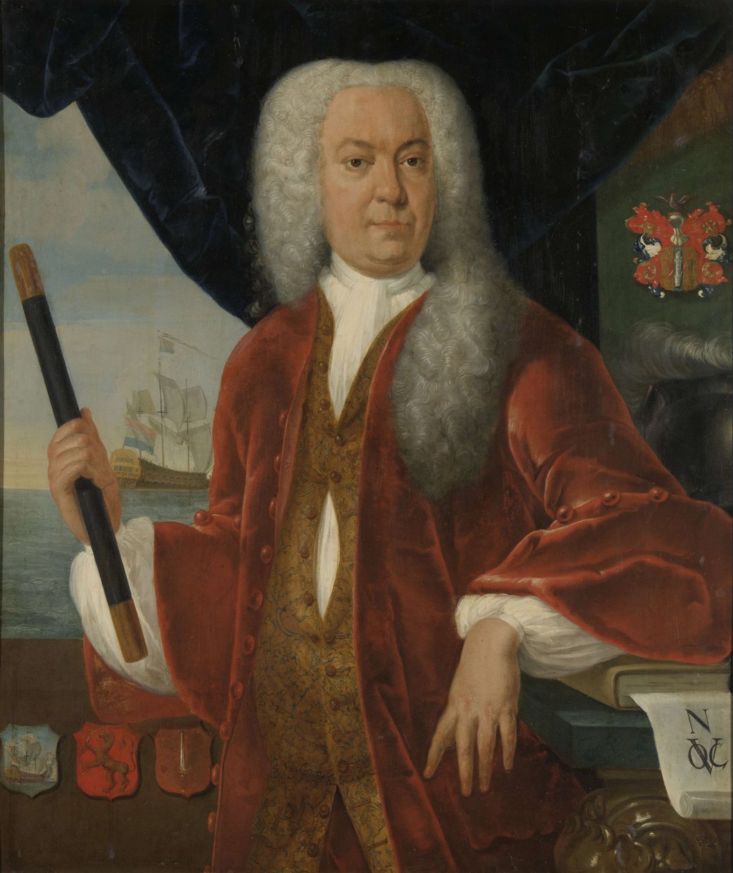 Adriaan Valckenier (1695-1751). Kenraalikuvernööri (1737-41) tekijältä Theodorus Justinus Rheen