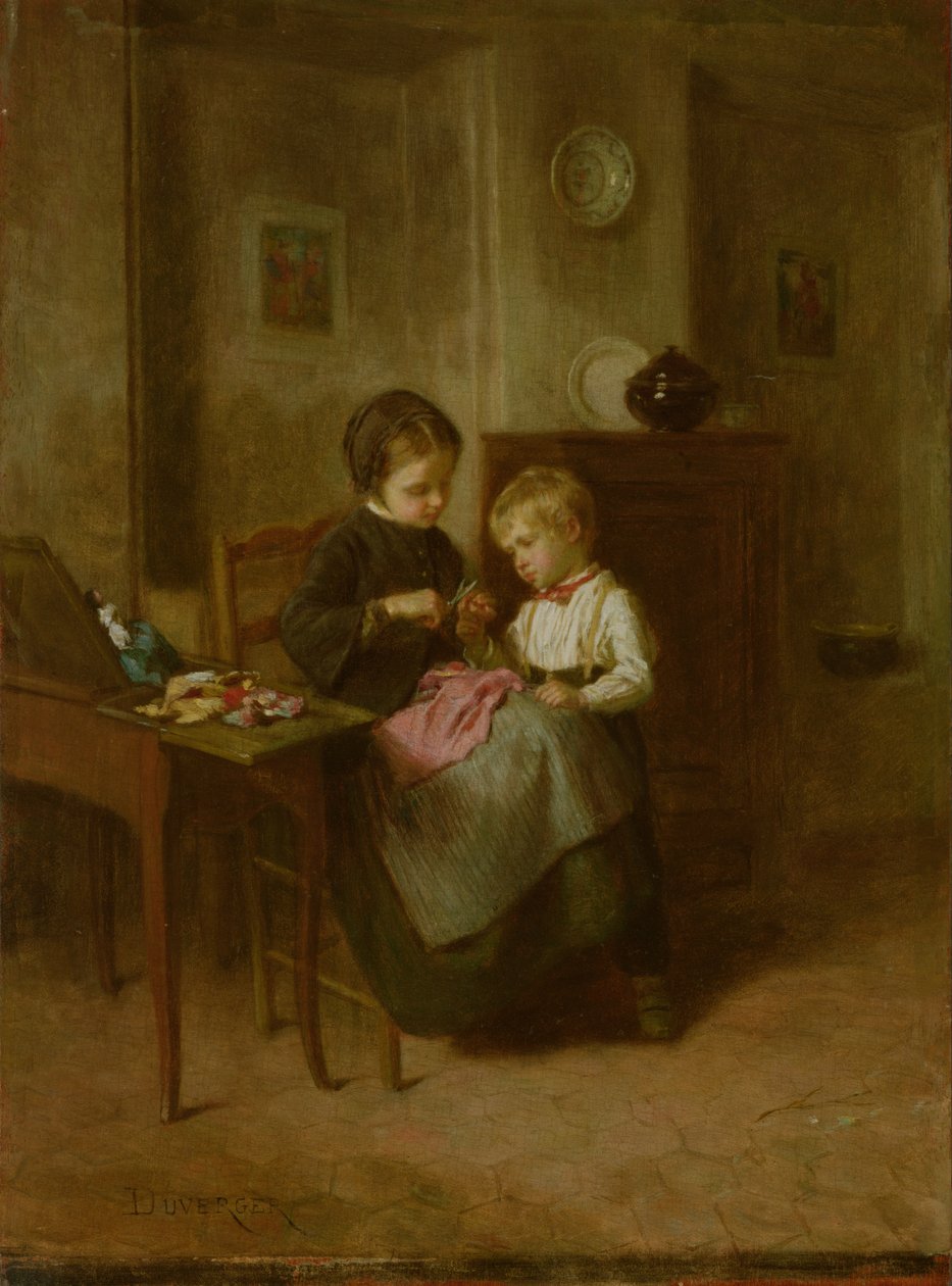 Ompelutunti tekijältä Theophile Emmanuel Duverger