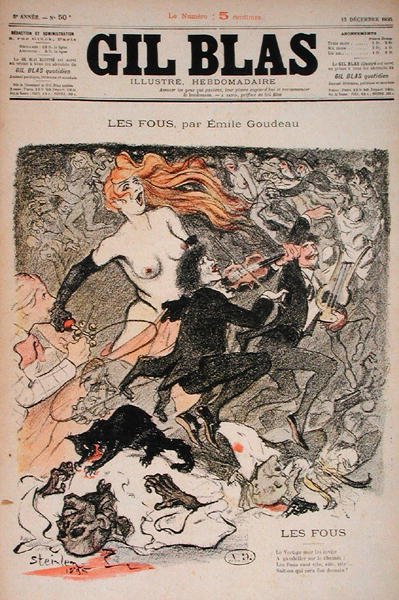 The Lunatics, Gil Blasista tekijältä Théophile Alexandre Steinlen