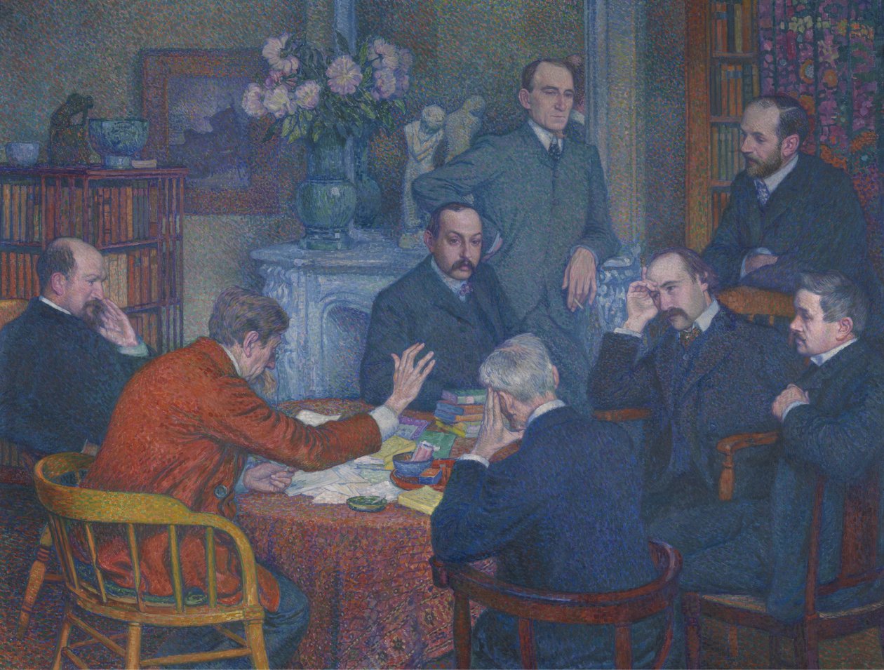 Emile Verhaerenin lukeminen tekijältä Théo van Rysselberghe