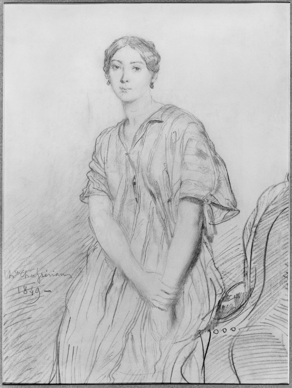 Alice Ozyn muotokuva, 1849 tekijältä Théodore Chassériau