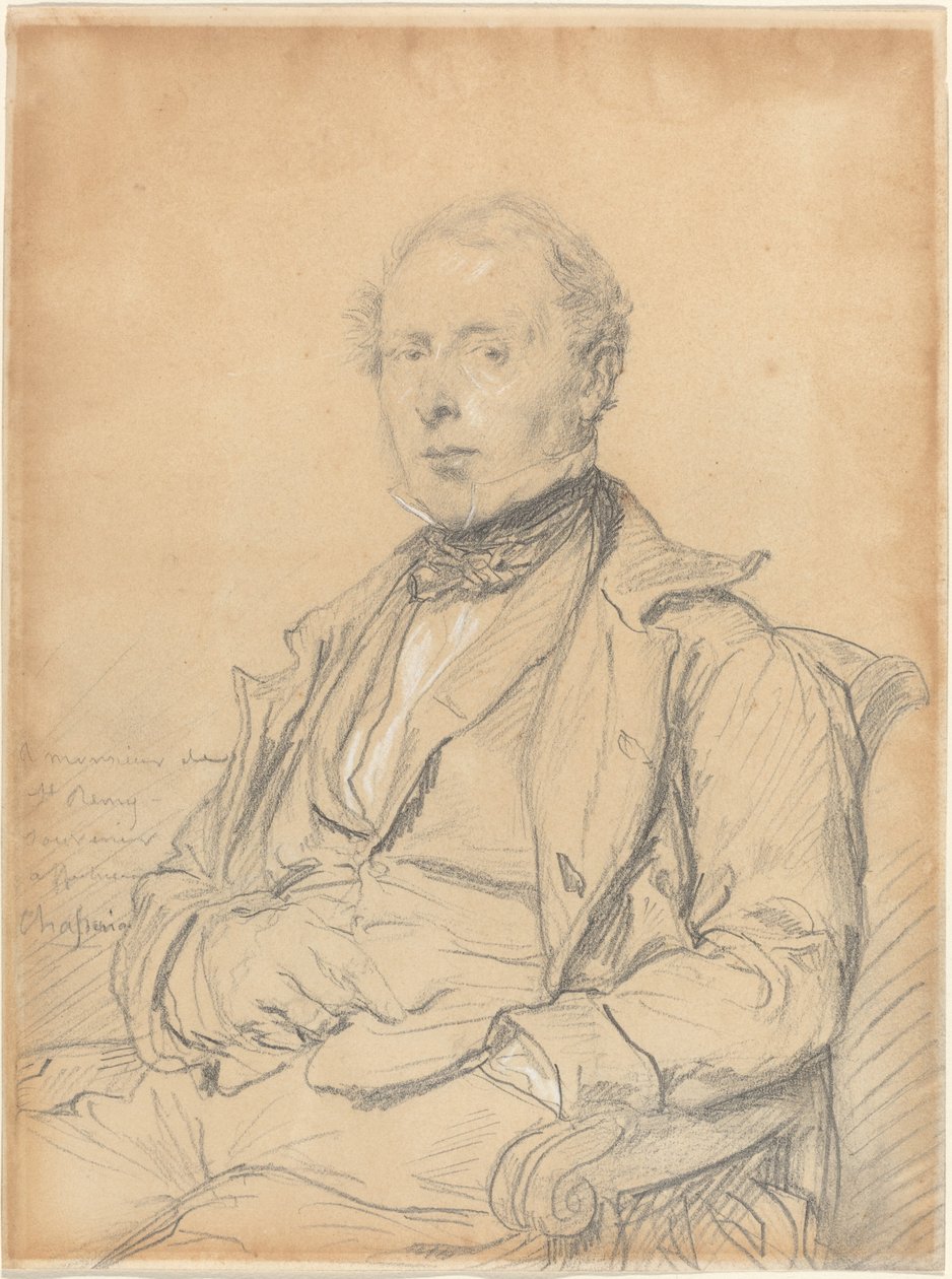 Victor-Auguste de Saint-Rémy tekijältä Théodore Chassériau