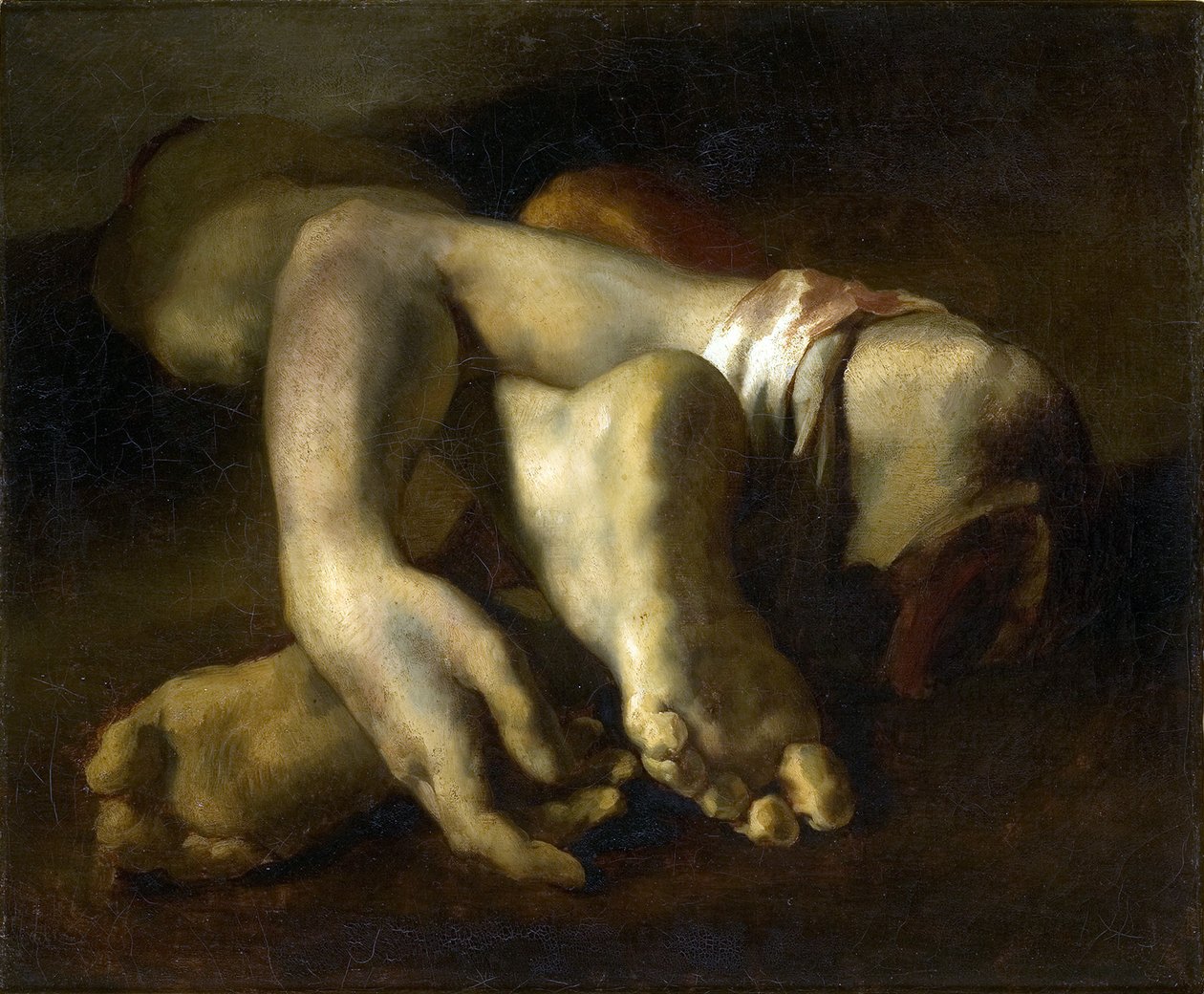 Jalkojen ja käsien tutkimus tekijältä Theodore Gericault