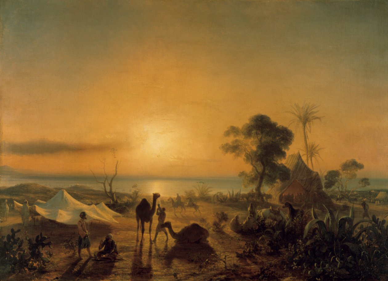 Staouelin leiri, 1830. tekijältä Jean Antoine Theodore Gudin