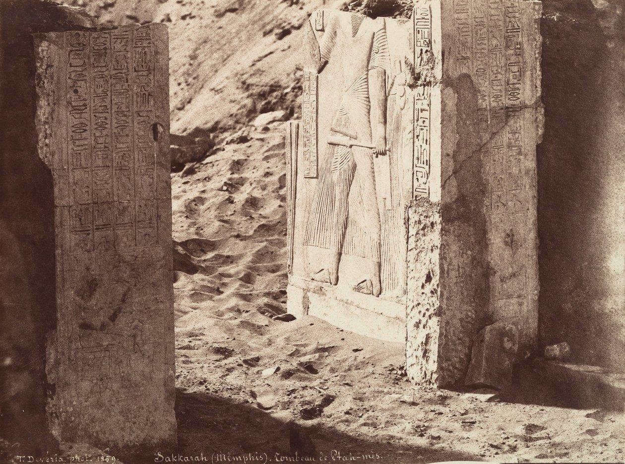 Ptahmosen hauta, Saqqara Memphis, 1859. tekijältä Théodule Devéria