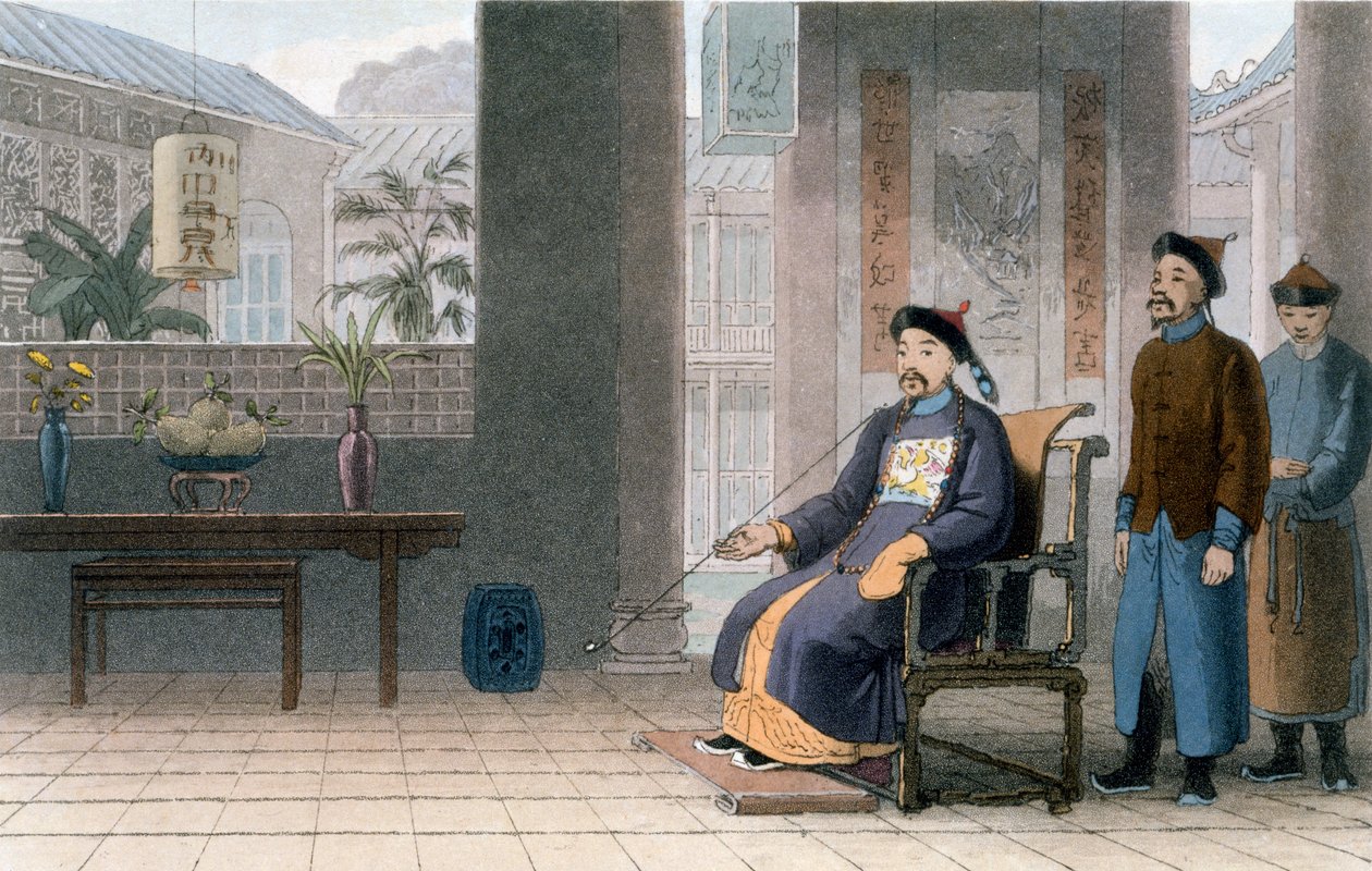 Rankin kiina, 1810 (värillinen akvatinta) tekijältä Thomas und William Daniell