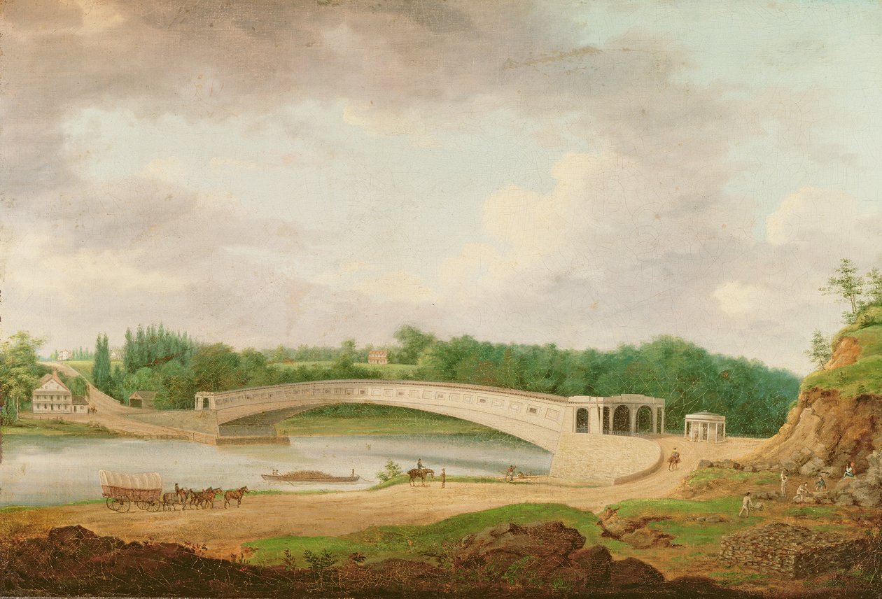 Upper Ferry Bridge Fairmountissa tekijältä Thomas Birch