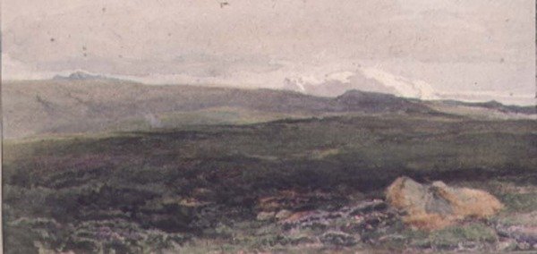 Hills lähellä Loch Awea, Twilight tekijältä Thomas Collier