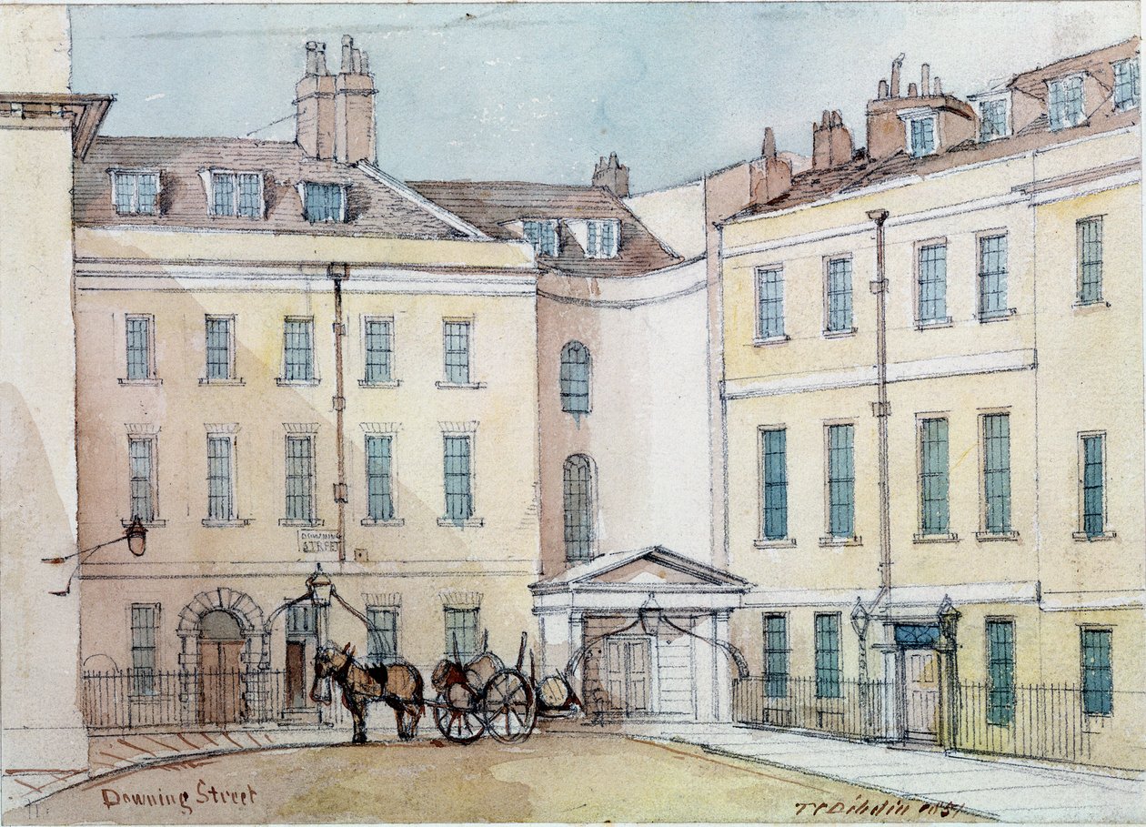 Downing Street, 1851 tekijältä Thomas Colman Dibdin