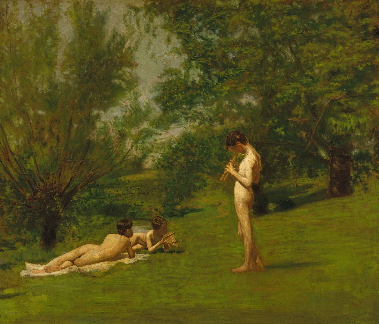 Arcadia, noin 1883 tekijältä Thomas Eakins
