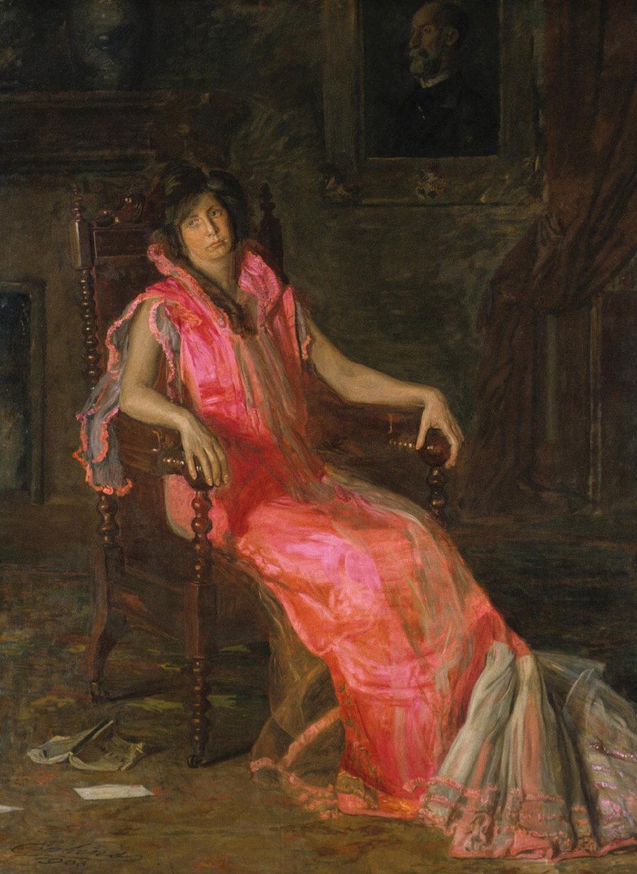 Näyttelijätär tekijältä Thomas Eakins