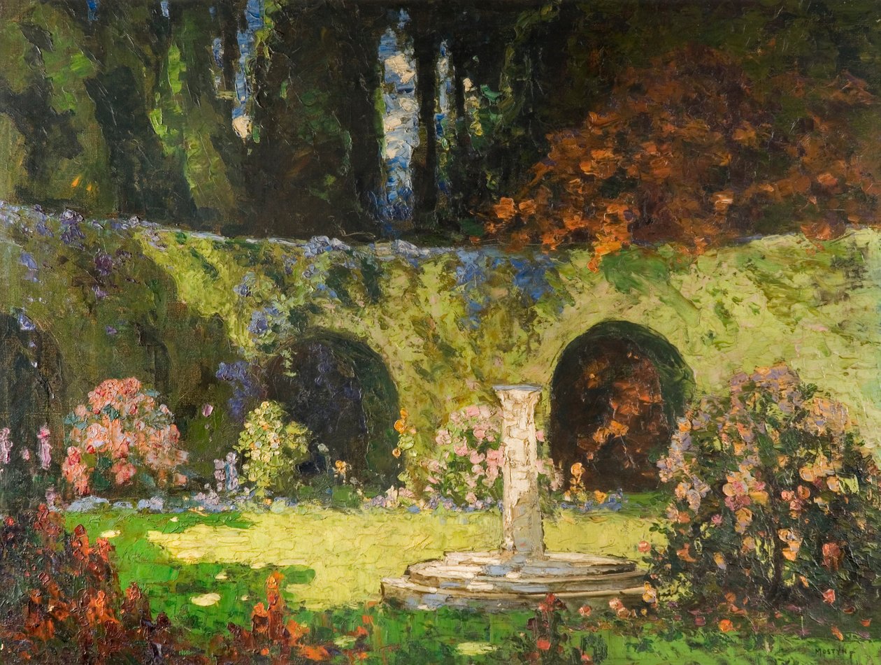 Vanhan maailman puutarhassa tekijältä Thomas Edwin Mostyn
