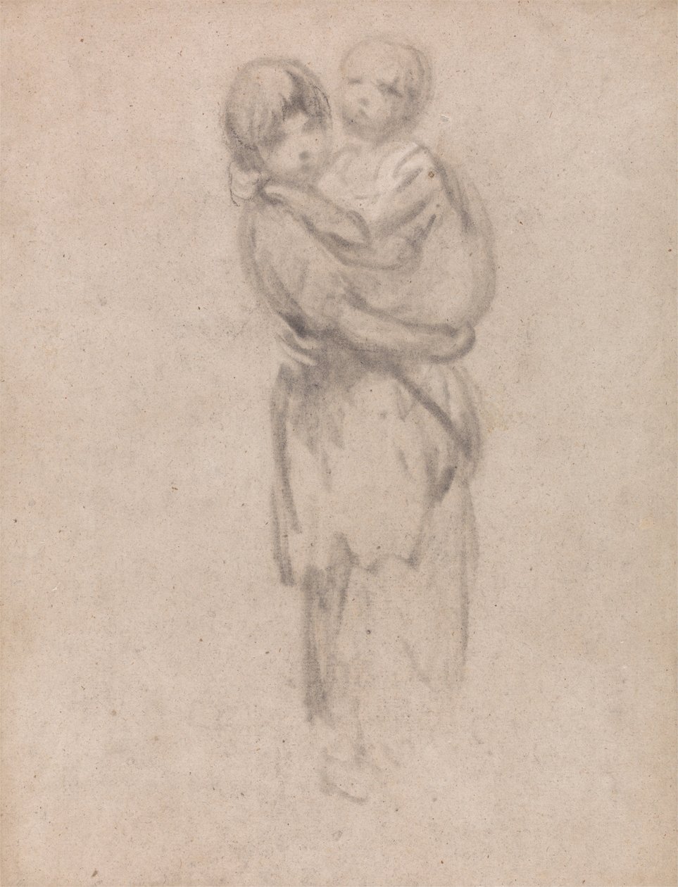 Nuori tyttö, jolla on lapsi tekijältä Thomas Gainsborough